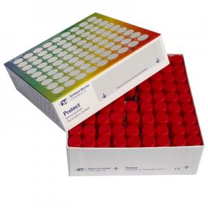 Protect Refill Red caps & beads Plasticised Paper Box