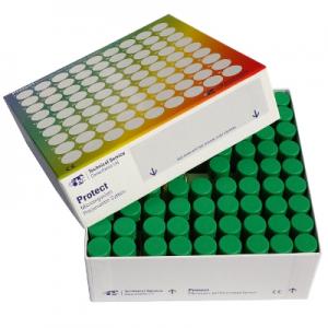 Protect Refill Green caps & beads Plasticised Paper Box