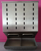 DOTCH® Stainless steel dispenser, for gloves and socks, 1 compartment