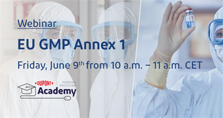 Dupont webinar: EU GMP Annex 1