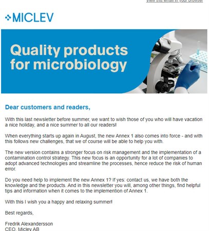 Miclev Newsletter June 2023